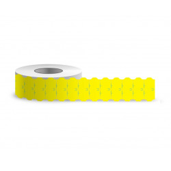 Price labels 26x12 yellow corrugated