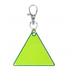 Reflective pendant, triangle, yellow COOL