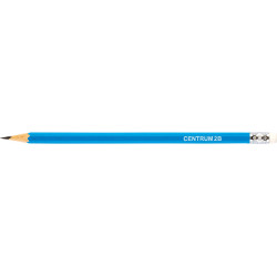 Pencil with eraser 2B engraved CENTRUM