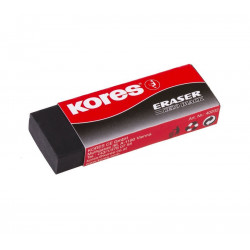 Eraser KORES 60x21x10 mm black