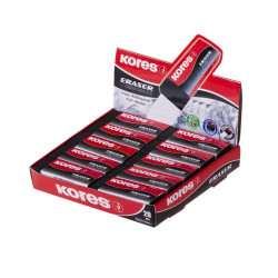 Eraser KORES 60x21x10 mm black