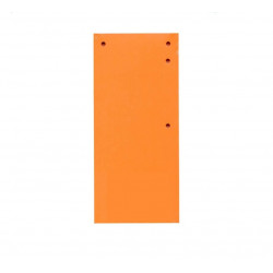 Tabs for documents cardboard 11x23cm 50pcs., Orange