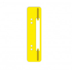 Filing strips with plastic clip, yellow  1125000