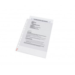 Sheet protectors transparent A4 55mic ESSELTE, 100 pcs