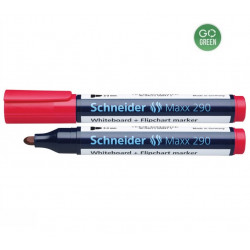 Permanent marker SCHNEIDER MAXX 290, red, 2-3mm.