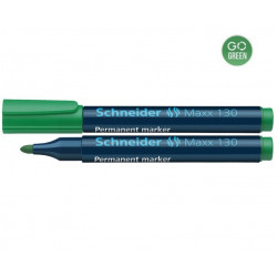 Permanent marker SCHNEIDER MAXX 130, green, 1-3mm.