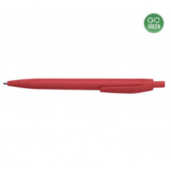 Eco-friendly ballpoint pen WIPPER, red COOL