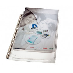 Expanding sheet protectors 3 pcs with metal bar A4 LEITZ 170mic