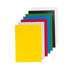 Binding backs CHROMO FELLOWES, black 250g. 100 sheets