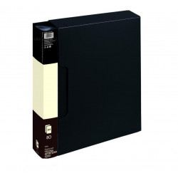 Folder with 80 inserts GRAND A4 black