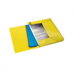Document box ESSELTE Color Ice yellow color.