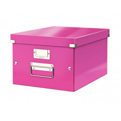 Archive box Click & Store A4 WOW LEITZ pink