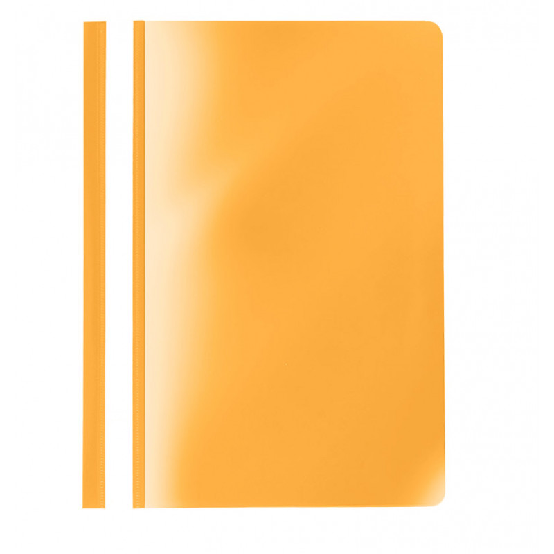 Segtuvėlis A4 skaidriu viršeliu oranžinis įp.25