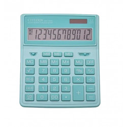 Calculator desktop CITIZEN SDC-444XRGNE, turquoise