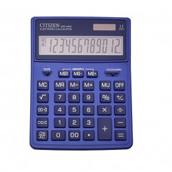 Calculator desktop CITIZEN SDC-444XNV, blue color