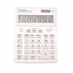 Desktop calculator CITIZEN SDC-444XWH, white