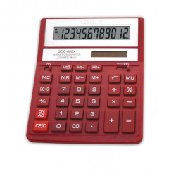 Calculator desktop CITIZEN SDC-888XRD red color