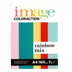 Color paper set FASHION MIX A4 7 colors.x10 sheets. 160 g.