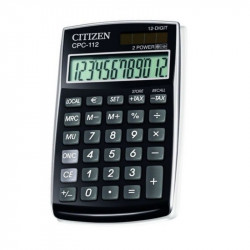 Calculator CITIZEN CPC-112 black color