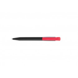 Ballpoint pen Night Fluo Silk black rubber body with pink detail