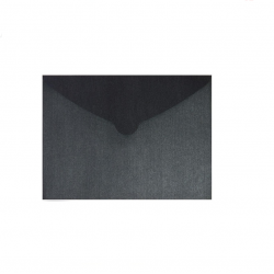 Envelope CLUTCH metallized black A4, 5 pcs.