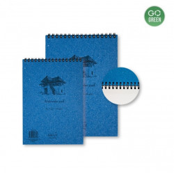 Notebook for watercolor A4 280g 35 sheets with spiral on top