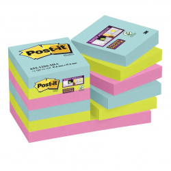 Highly adhesive sheets 3M Post-it MIAMI 47.6x47.6mm