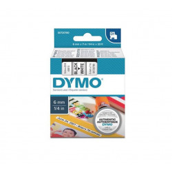 Strip DYMO D1 6mmx7m black / white