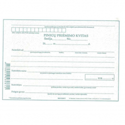 Receipt of money without No.A6 SC, pack of 50 sets, set of 2 sheets