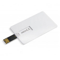USB FLASH atmintinė KARTA 16GB baltos spalvos