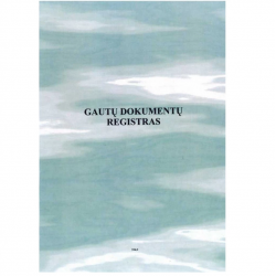 Register of received documents A4, 48 pages