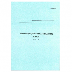 Current and settlement book A4, 48 pages