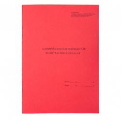 Fire safety briefing registration journal, 305.5