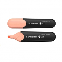 Highlighter SCHNEIDER JOB PASTEL, peach, 1-5mm.
