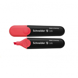 Highlighter SCHNEIDER JOB, red, 1-5mm.