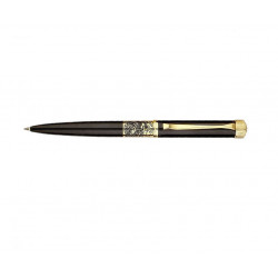 Ballpoint pen in a box REGAL, black with gold-colored details