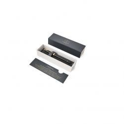 Fountain pen PARKER URBAN MUTED BLACK GT, black color with gold-colored details
