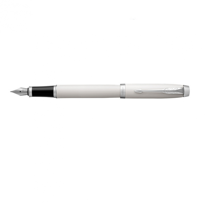 Fountain pen PARKER IM WHITE LACQUER CT, white