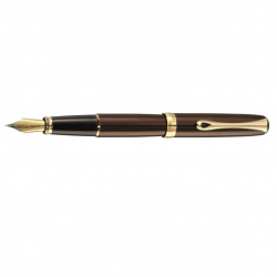 Fountain pen DIPLOMAT EXCELLENCE M, brown with gold-colored details