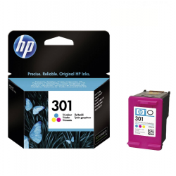 OEM ink cartridge HP CH562EE (301), color