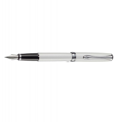 Pen DIPLOMAT EXCELLENCE M white pearl with silver details