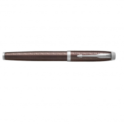 Fountain pen PARKER IM PREMIUM BROWN CT, brown color