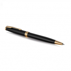 Ballpoint pen PARKER SONNET GT, black in gold trim