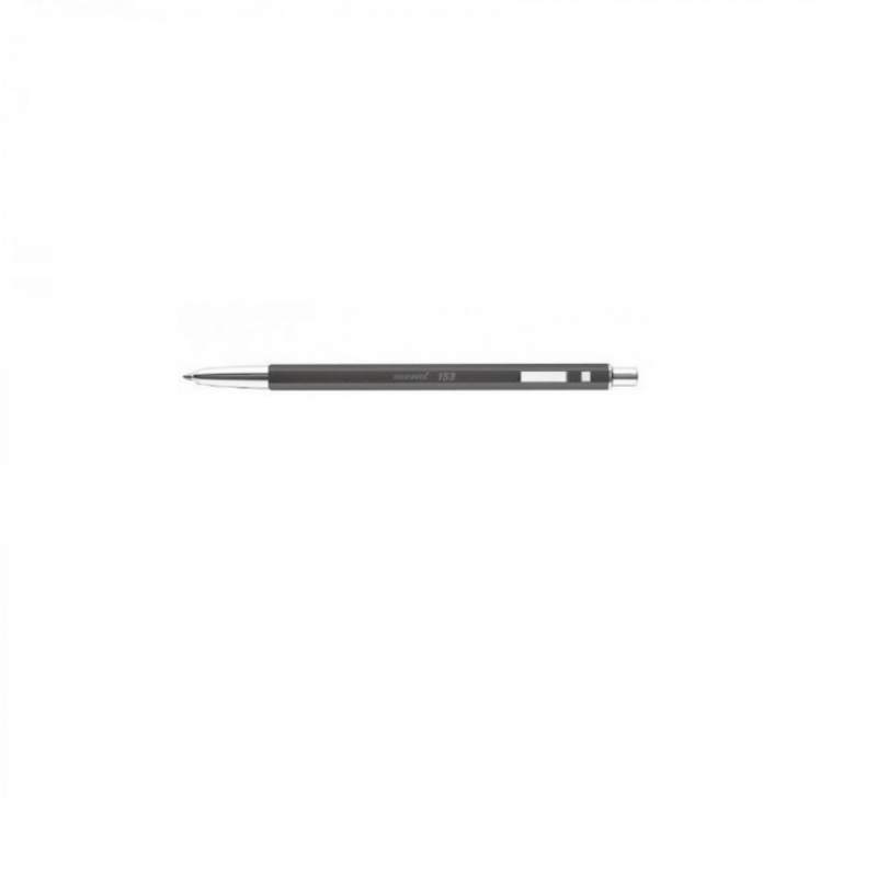 Ballpoint pen MONAMI 153 1,0mm black color metal body, core color black