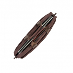 Handbag for laptop RIVACASE 41x29x6,5cm brown color