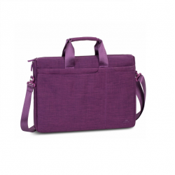 Handbag for laptop RIVACASE 41x29x6,5cm purple color