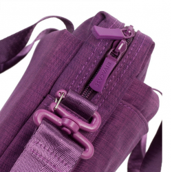 Handbag for laptop RIVACASE 41x29x6,5cm purple color