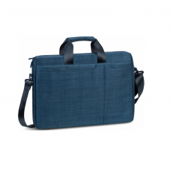 Handbag for laptop RIVACASE 41x29x6,5cm blue color