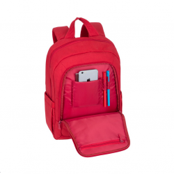 Backpack for laptop RIVACASE 31x42,5x11,5cm red color