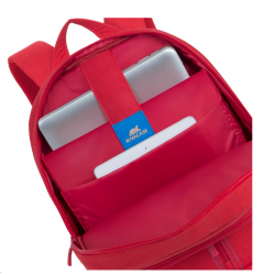 Backpack for laptop RIVACASE 31x42,5x11,5cm red color